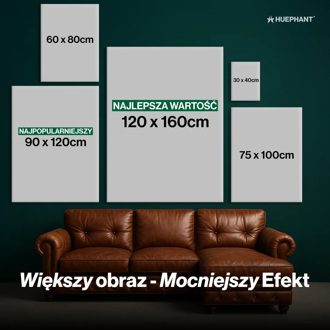 huephant obrazy na płótnie rozmiary pionowe pokój