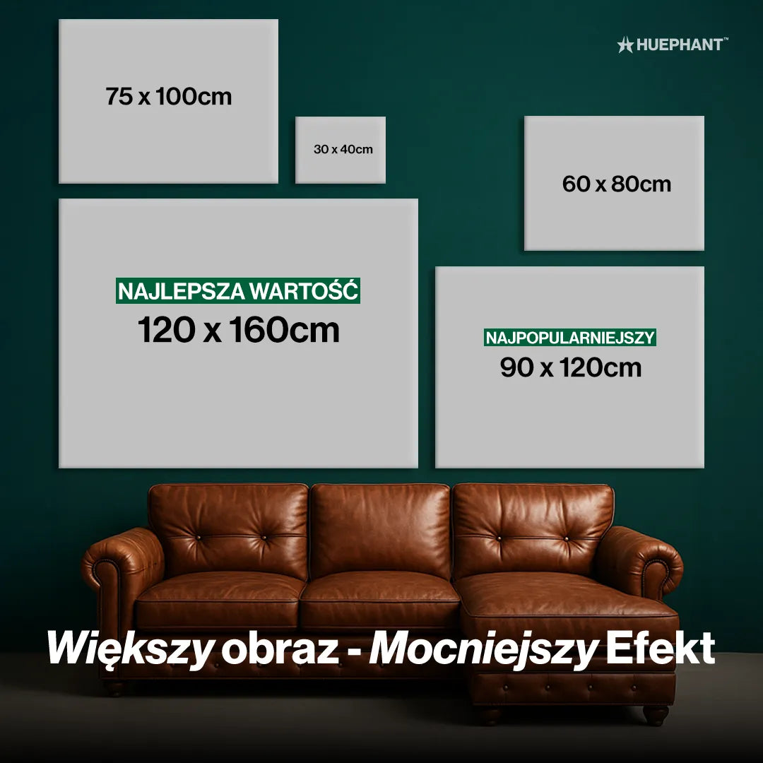 obrazy na płótnie huephant rozmiary poziomo