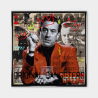 Obraz na płótnie Ace Casino. Nowoczesny wydruk galeryjny pop-art z motywem sukcesu, gangstera i luksusu. Wyjątkowa sztuka nowoczesna do biura.
