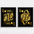 Zestaw Karty - King & Queen of Hearts