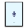 poster plakat ethereum crypto krypto eth kryptowaluty kryptowaluta obraz