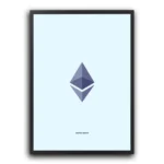 poster plakat ethereum crypto krypto eth kryptowaluty kryptowaluta obraz