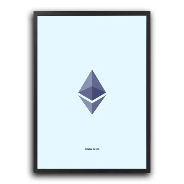 poster plakat ethereum crypto krypto eth kryptowaluty kryptowaluta obraz