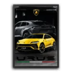 poster car lamborghini urus plakat motoryzacyjny lamborghini urus