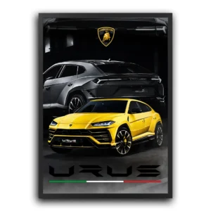 poster car lamborghini urus plakat motoryzacyjny lamborghini urus