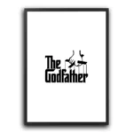 poster godfather simple cover plakat okładka vito corleone obraz na ścianę film