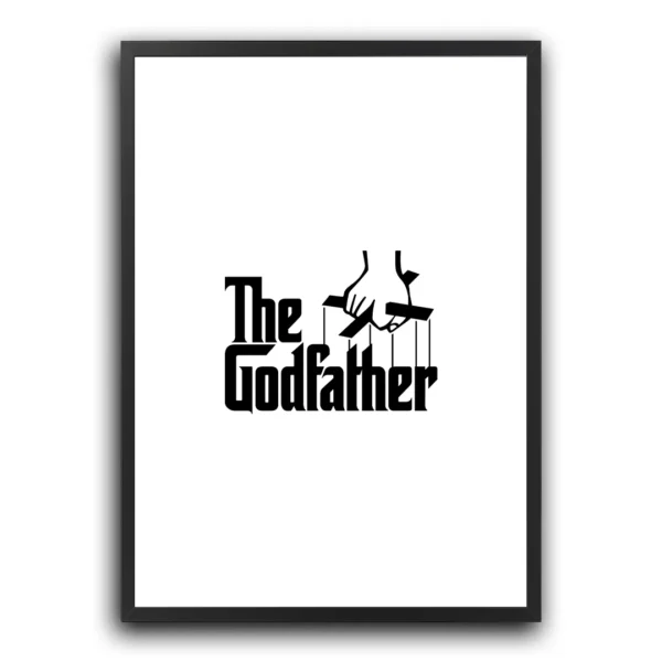 poster godfather simple cover plakat okładka vito corleone obraz na ścianę film