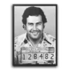 poster pablo escobar mugshot plakat pablo escobar