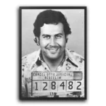 poster pablo escobar mugshot plakat pablo escobar