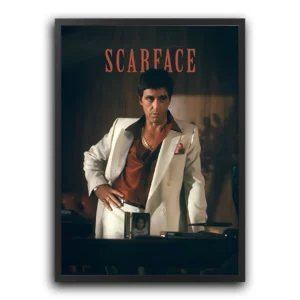 poster scarface tony montana portrait Plakat SCARFACE Portret tony montana plakat al pacino