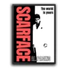 tony montana scarface poster plakat tony montana scarface quote cytat the world is yours al pacino