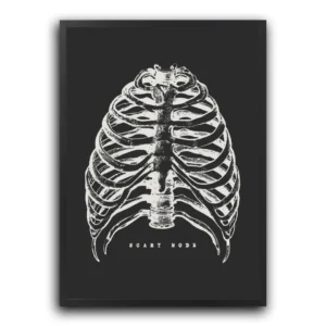 halloween skeleton poster plakat halloweenowy szkielet