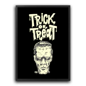 halloween trick or treat poster plakat cukierek albo psikus