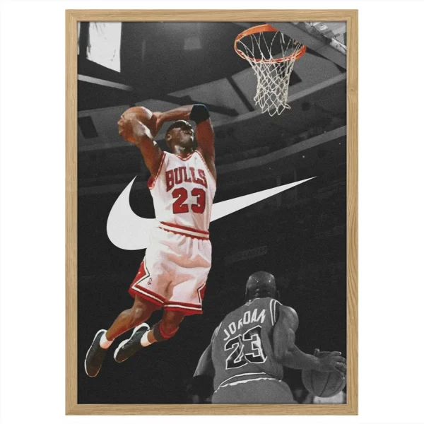 poster michael jordan nike dunk nba plakat sport koszykówka