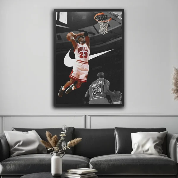 poster michael jordan nike dunk nba plakat sport koszykówka
