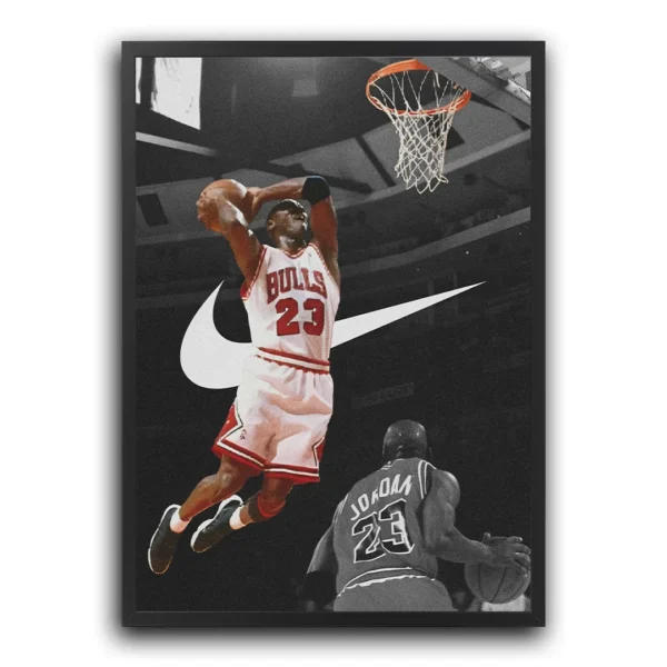 poster michael jordan nike dunk nba plakat sport koszykówka