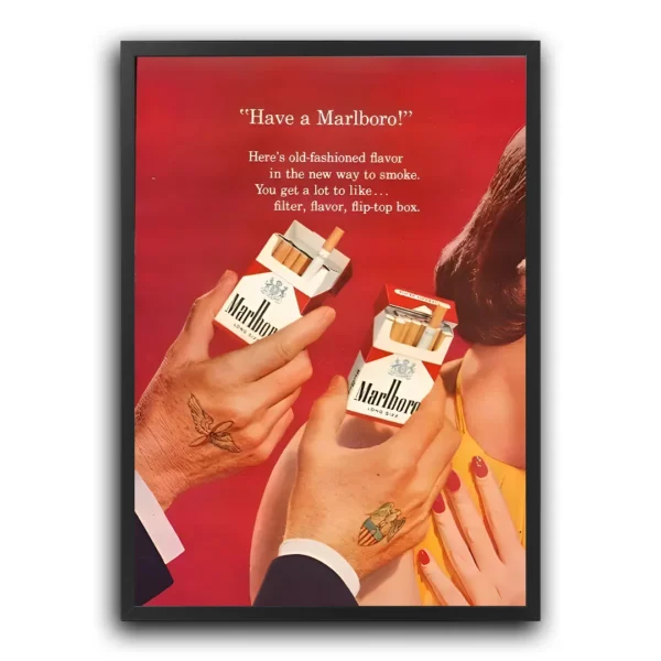 poster plakat retro have a marlboro