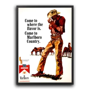 poster plakat marlboro man retro