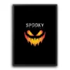 spooky halloween poster plakat z dynią Spooky Jack-o'-Lantern