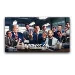 canvas obraz na płótnie business call motywacyjny obraz na ścianę hustle mentality obraz leonardo dicaprio elon musk andrew tate donald trump plakat na ścianę motywacja dodatek do pokoju na ścianę