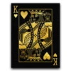 canvas obraz na płótnie king of hearts obraz na ścianę z motywem karty do gry Obraz Płótno Król Serce
