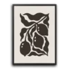 plakat Owocowa Sylwetka minimalistyczny obraz na ścianę dekoracja do salonu boho