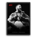 plakat conor mcgregor ufc sport obraz na ścianę w ramie dekoracja na ścianę do domu fighter ufc
