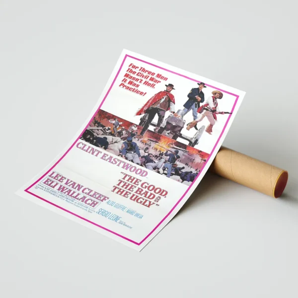 plakat the good bad and ugly plakat filmowy dekoracja na ścianę idealny obraz na ścianę do salonu film