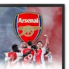 plakat piłkarski arsenal the gunners obraz na ścianę dla fanów piłki nożnej dekoracja do pokoju kibica football poster
