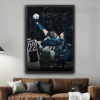 plakat cristiano ronaldo cr7 dekoracja na ścianę z piłkarzem piłka nożna obraz na ścianę z motywem piłki nożnej dekoracja do pokoju