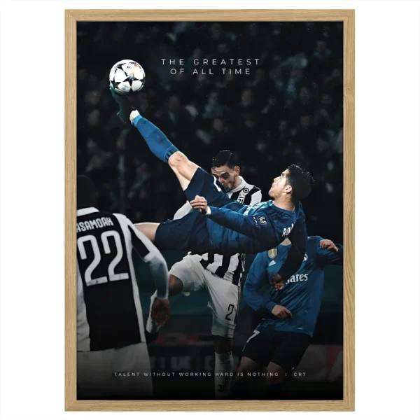 plakat cristiano ronaldo cr7 dekoracja na ścianę z piłkarzem piłka nożna obraz na ścianę z motywem piłki nożnej dekoracja do pokoju