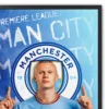 plakat piłkarski Erling Haaland Manchester City norweski napastnik obraz na ścianę z motywem piłkarskim Premier League dekoracja na ścianę do pokoju football poster