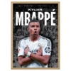 plakat piłkarski Kylian Mbappé Real Madrid francuski piłkarz obraz na ścianę z motywem piłkarskim football dekoracja na ścianę do pokoju football poster