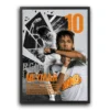 plakat piłkarski Neymar Jr. Santos FC brazylijski piłkarz młody talent obraz na ścianę z motywem piłkarskim dekoracja do pokoju football poster