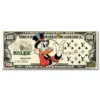 obraz na płótnie btc dollar duck dekoracja ścienna z motywem banknotu scrooge mcduck bitcoin luxury canvas luksusoswa dekoracja obraz na ścianę do salonu