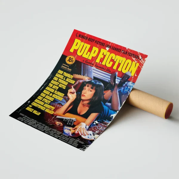 poster pulp fiction quentin tarantino plakat pulp fiction cover plakat pulp fiction okładka obraz na ścianę