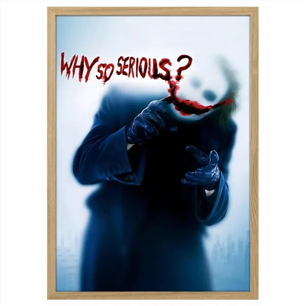 halloween poster plakat why so serious joker dekoracja na ścianę obraz na ścianę z jokerem