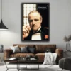 plakat godfather cytat poster plakat the godfather godfather poster movie quote obraz na ścianę dekoracja ścienna z motywem filmu pokój