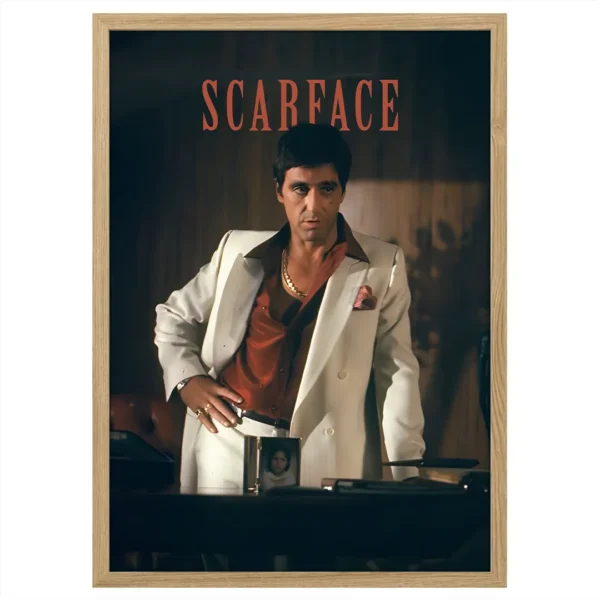 poster scarface tony montana portrait Plakat SCARFACE Portret tony montana plakat al pacino