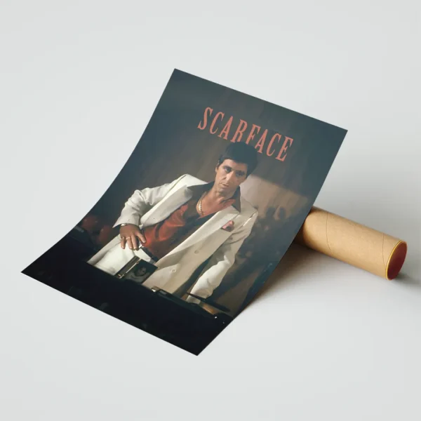 poster scarface tony montana portrait Plakat SCARFACE Portret tony montana plakat al pacino